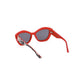 Red Injected Plastic Women Sunglass