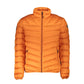 Orangefarbene Herrenjacke aus Polyamid