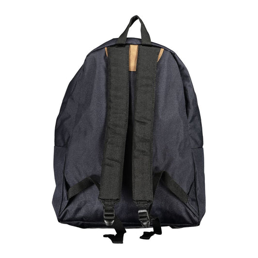 Blauer Herrenrucksack aus Baumwolle