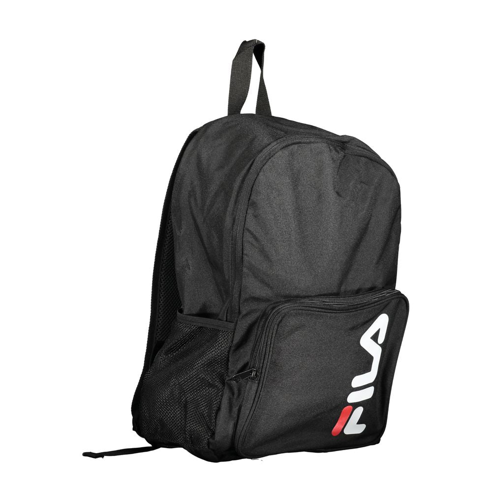 Schwarzer Polyester-Rucksack