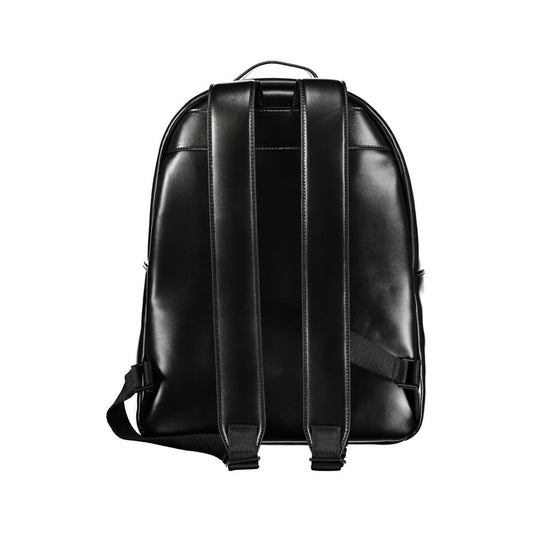 Eleganter schwarzer Urban-Rucksack mit Laptopfach