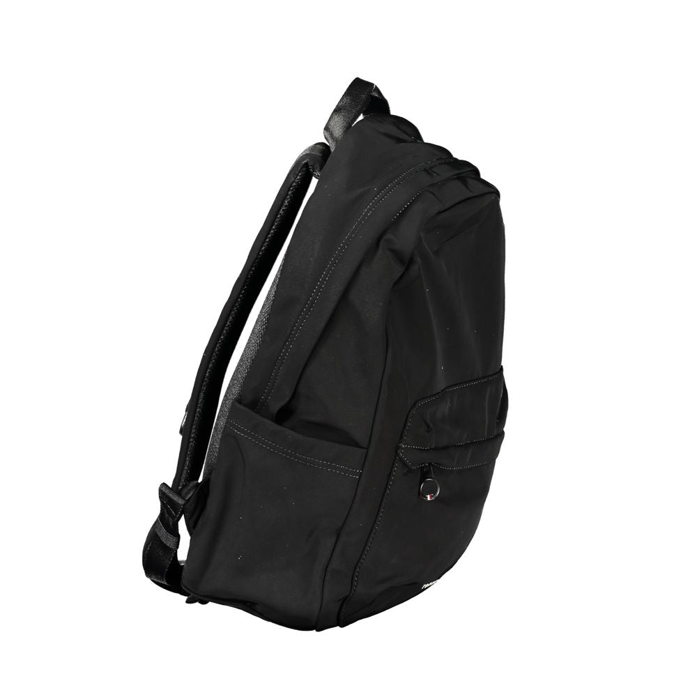 Schwarzer Polyester Herren Rucksack