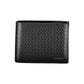 Portafoglio bifold in pelle nera elegante con blocco RFID