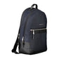 Eleganter blauer Rucksack mit Kontrastdetails