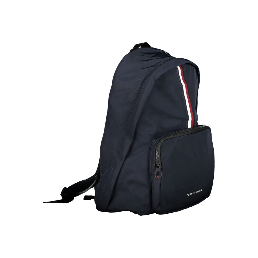 Eleganter blauer Rucksack mit Laptop-Halterung