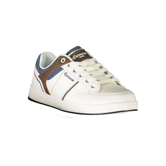 Sneaker in poliestere bianco