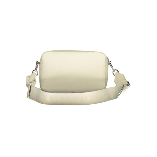 Beige Polyester Handtasche