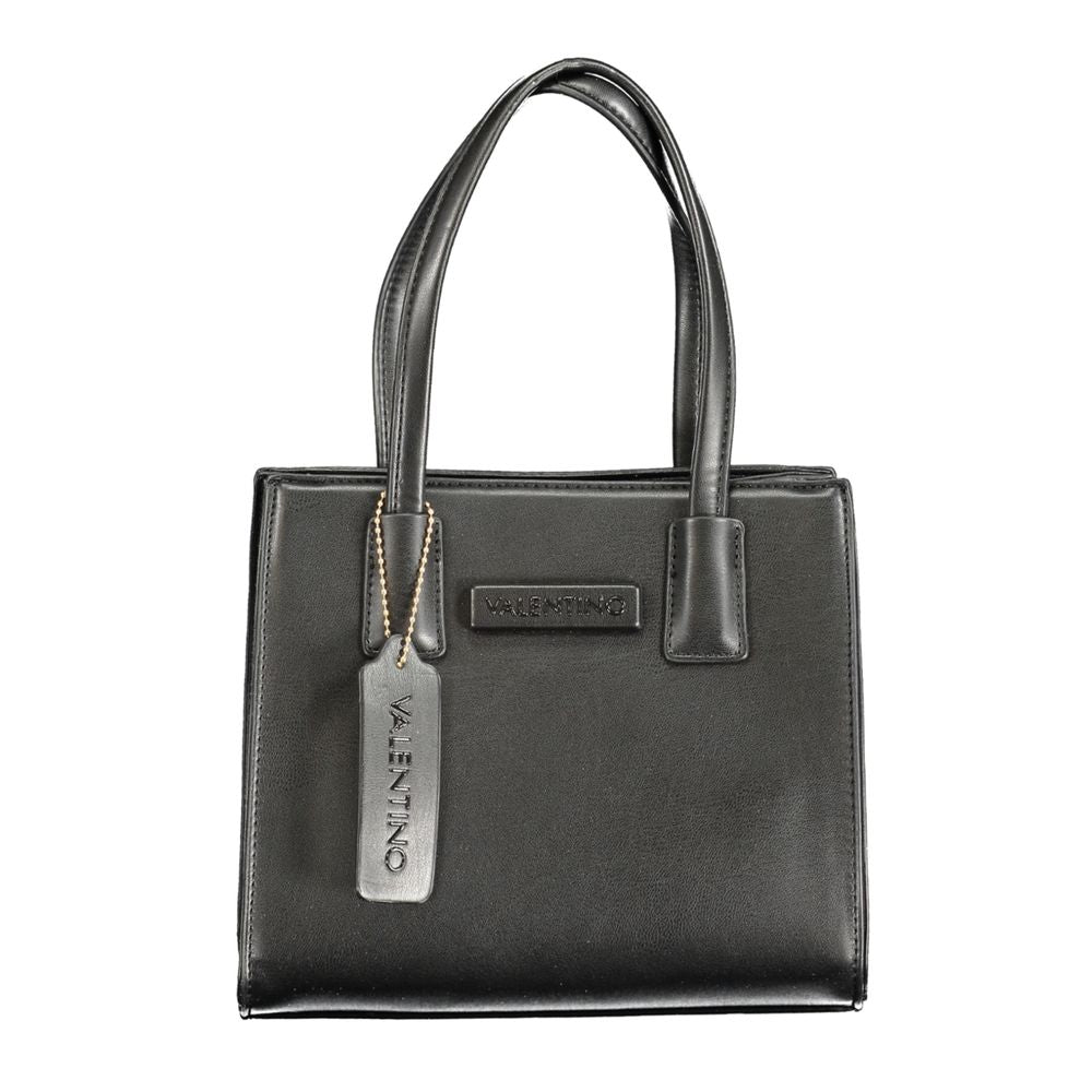 Schwarze Handtasche aus Polyethylen
