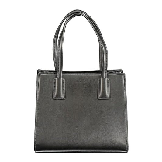 Schwarze Handtasche aus Polyethylen