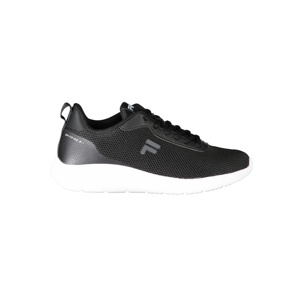 Schwarzer Polyester Damen Sneaker