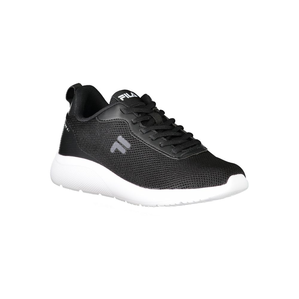 Sneaker da donna in poliestere nero