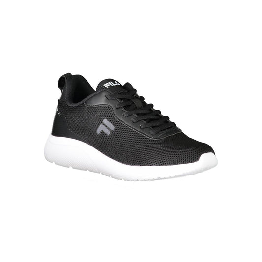 Schwarzer Polyester Damen Sneaker