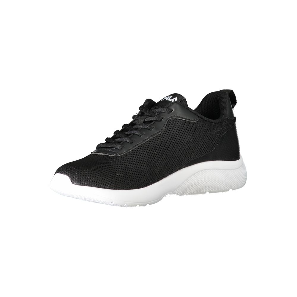 Sneaker da donna in poliestere nero