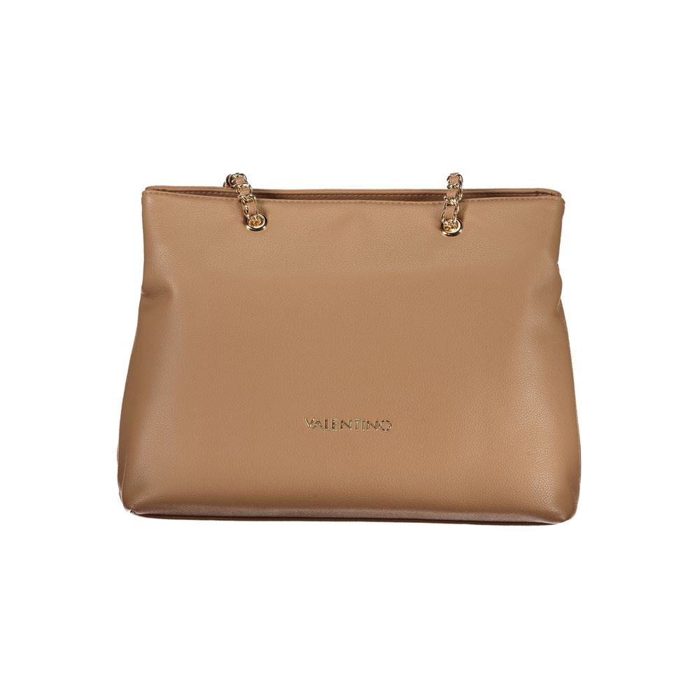 Beige Polyethylen Damen Handtasche