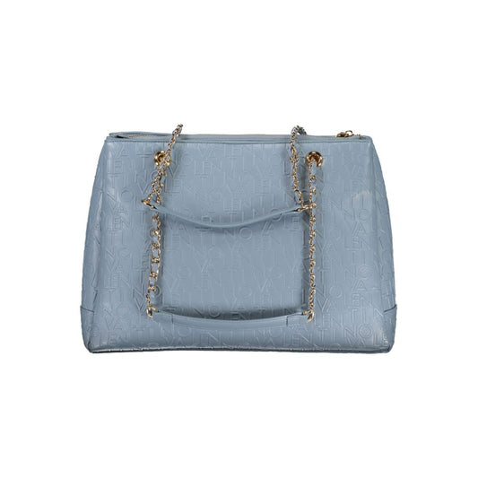 Hellblaue Polyethylen Damenhandtasche
