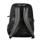 Schwarzer Leder Herren Rucksack