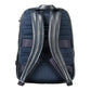 Blauer Leder Herren Rucksack