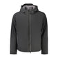 Black Polyester Men Jacket