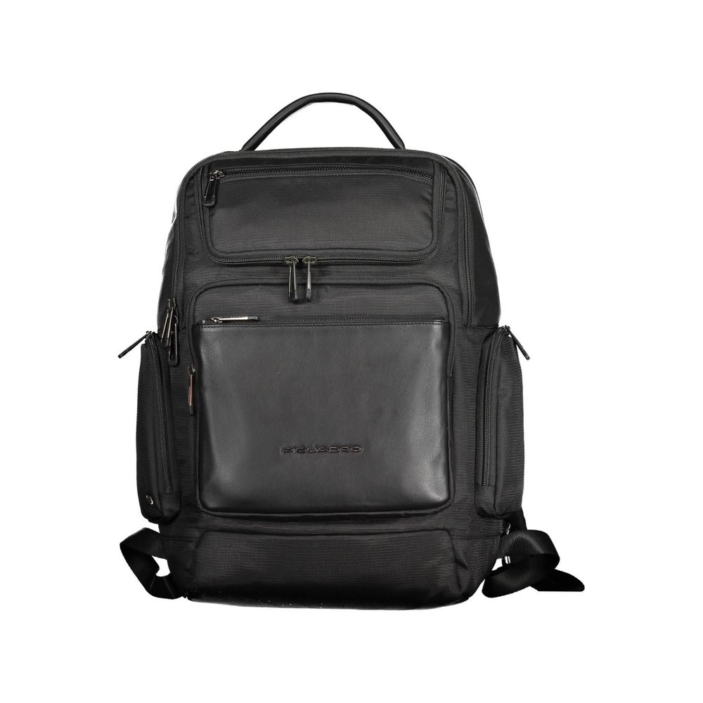 Black RPET Men Backpack