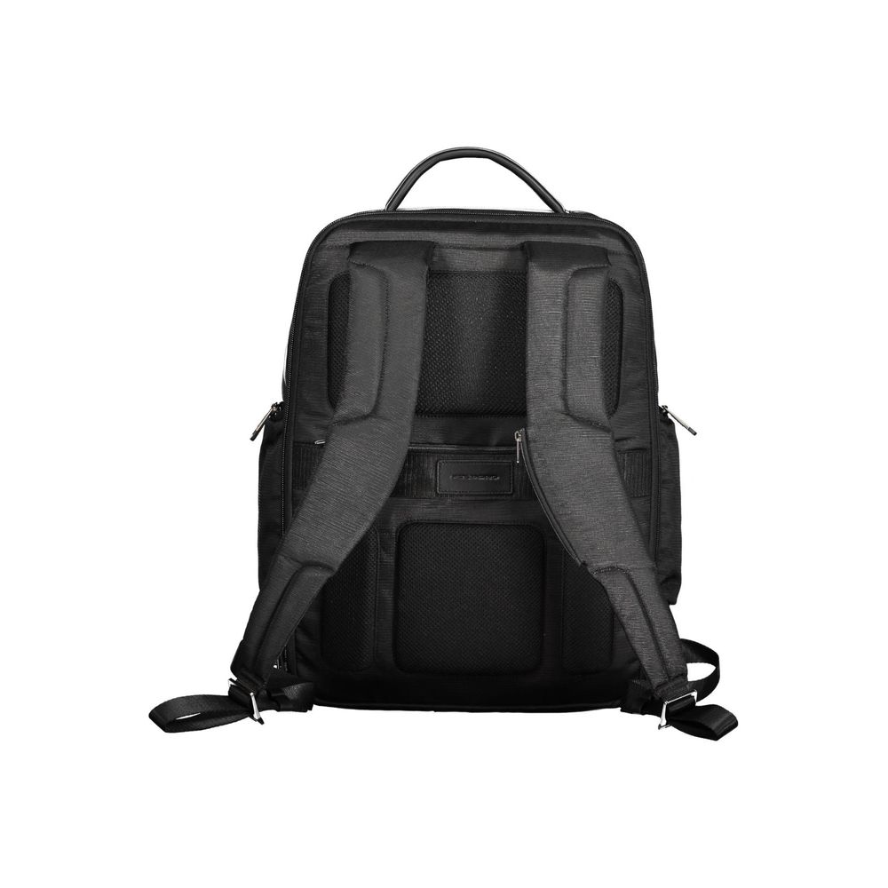 Black RPET Men Backpack