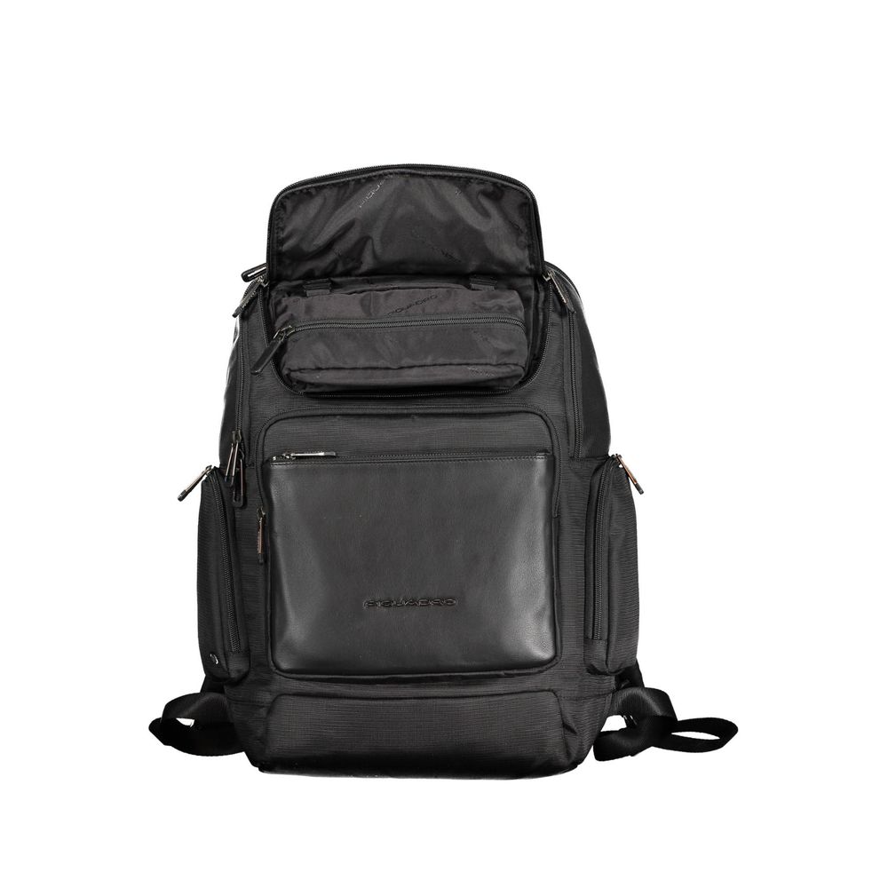 Black RPET Men Backpack