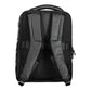 Schwarzer Leder Herren Rucksack