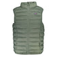 Sleek Sleeveless Green Mens Jacket