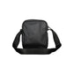 Sleek Black Recycled Shoulder Bag