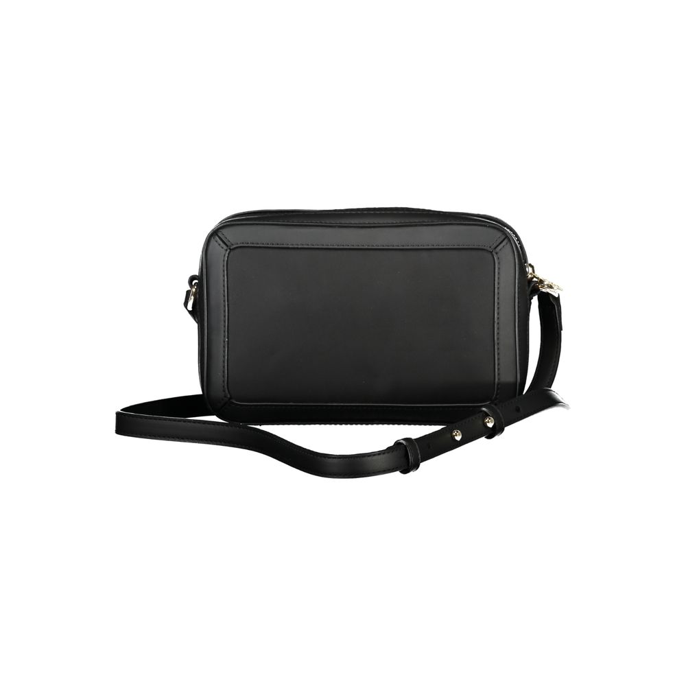 Borsa a mano in poliestere nero