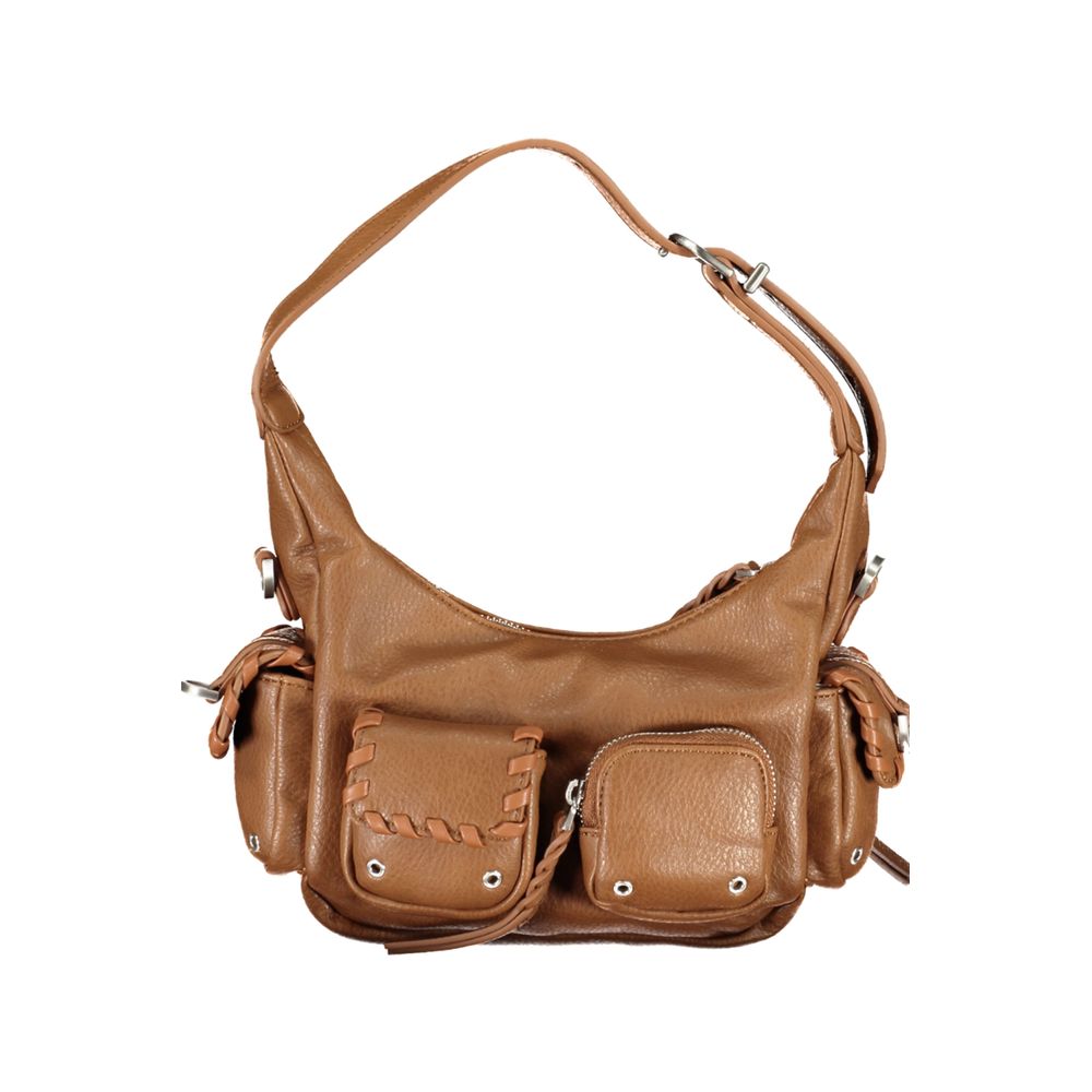 Brown Polyethylene Handbag