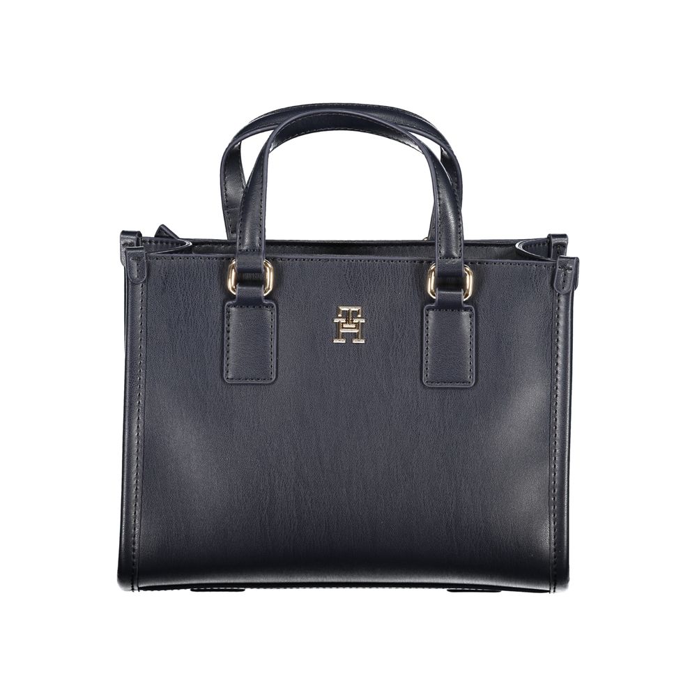 Blaue Handtasche aus Polyethylen