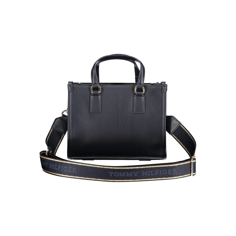 Blaue Handtasche aus Polyethylen