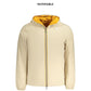 Beige Nylon Men Jacket