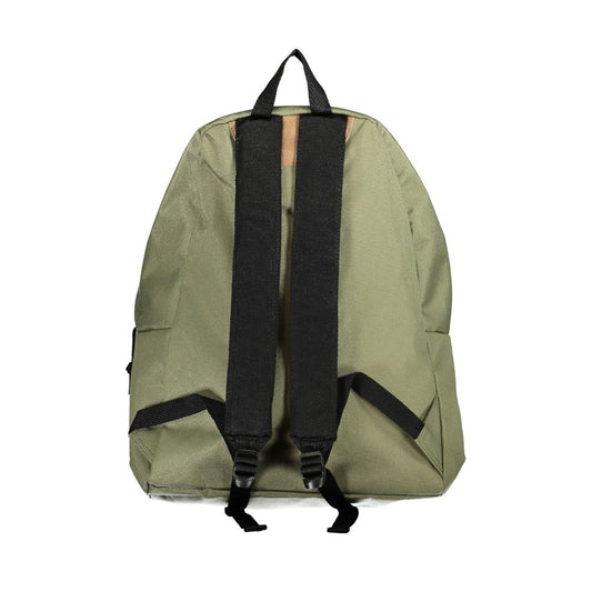 Umweltbewusster grüner Rucksack mit elegantem Design