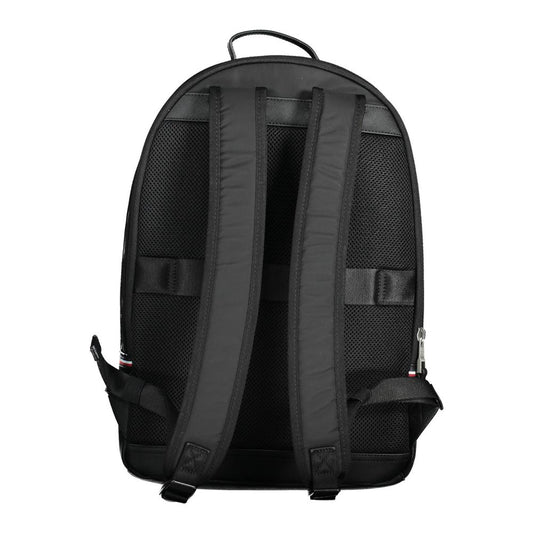 Schwarzer Polyester Herren Rucksack