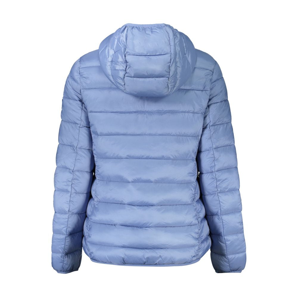 Light Blue Polyamide Women Jacket