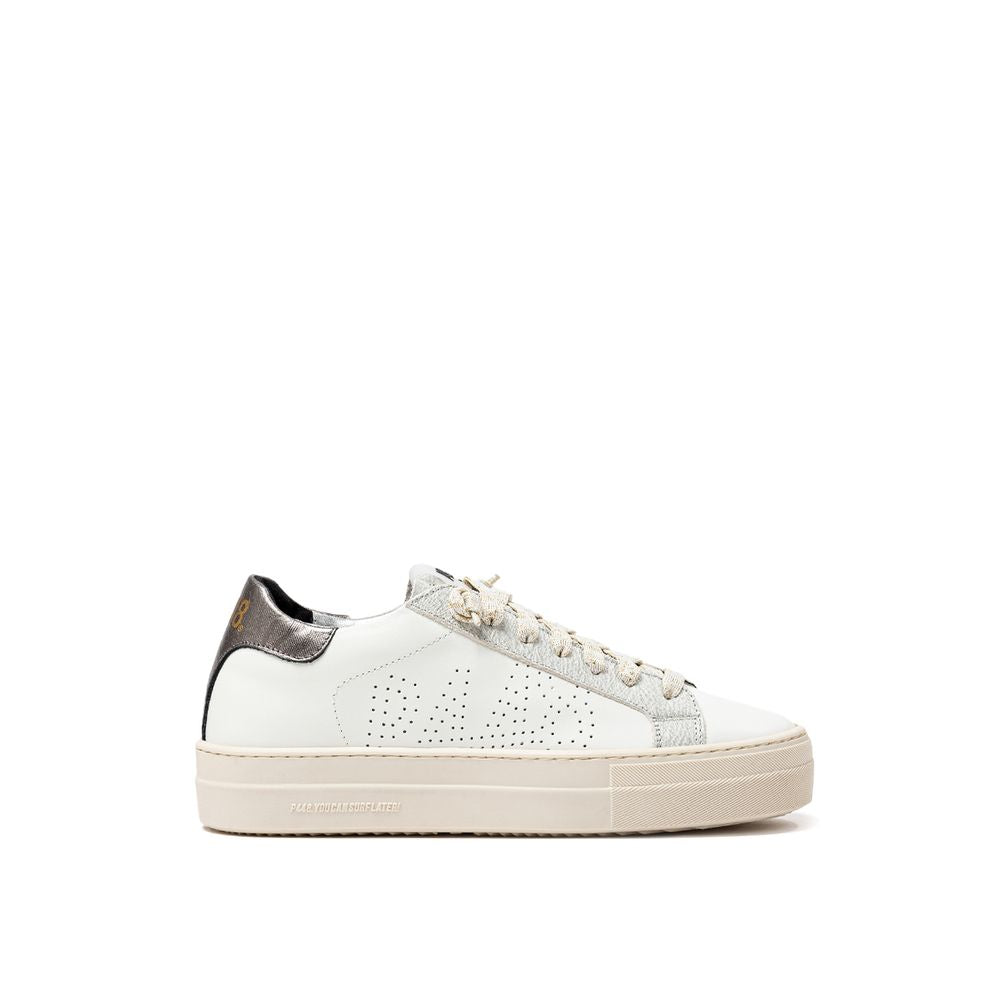 Sneaker in pelle bianca