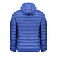 Blue Polyamide Men Jacket