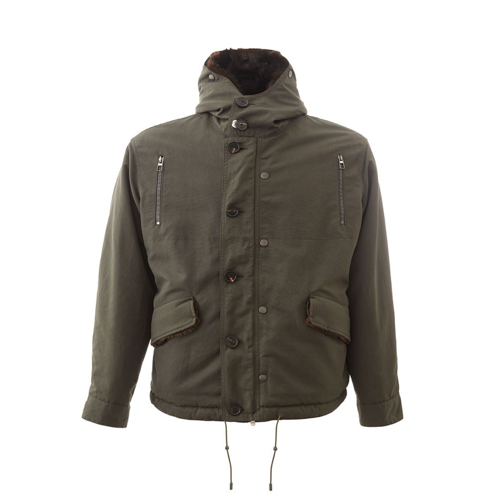 Elegante Armyjacke aus Baumwolle für Herren