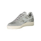 Gray Leather Women Sneaker