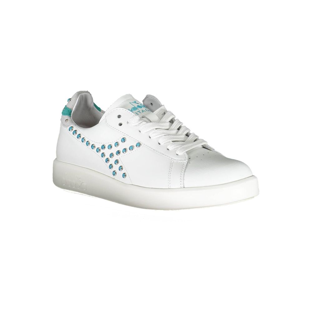 White Leather Women Sneaker