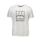 White Cotton Men T-Shirt