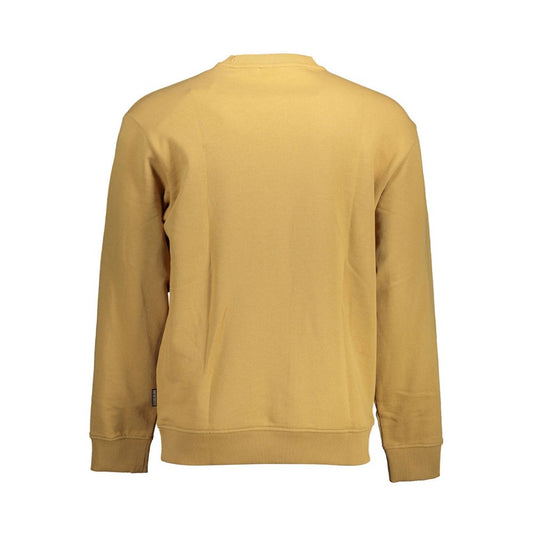 Beige Cotton Men Sweater