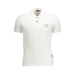 White Cotton Men Polo Shirt