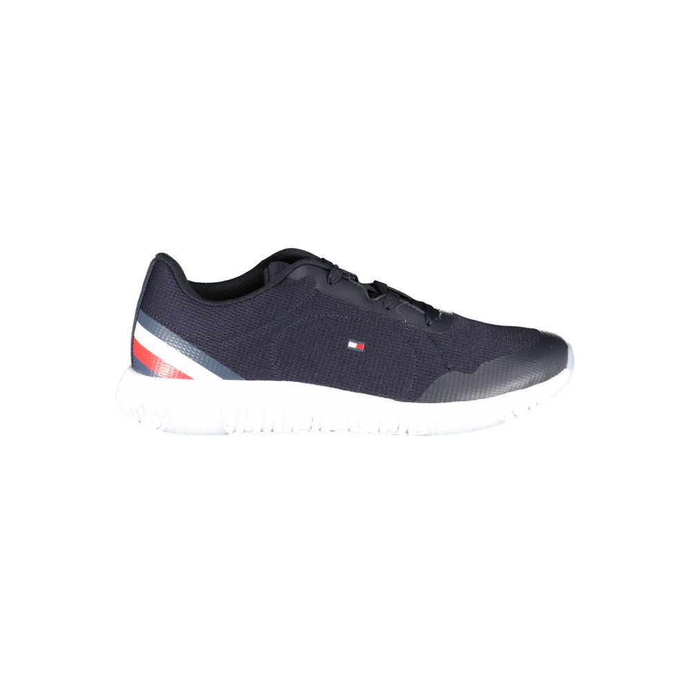 Blue Polyester Men Sneaker