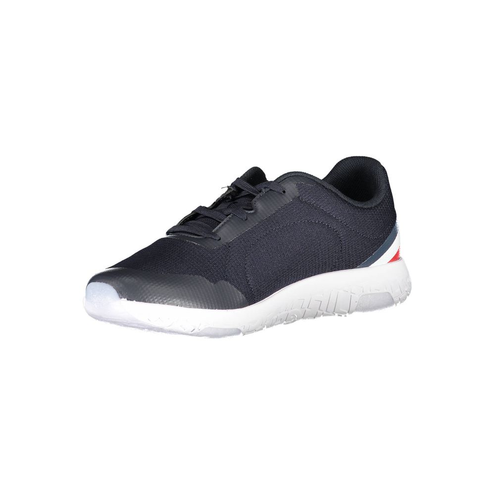 Blue Polyester Men Sneaker