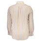 White Cotton Men Shirt