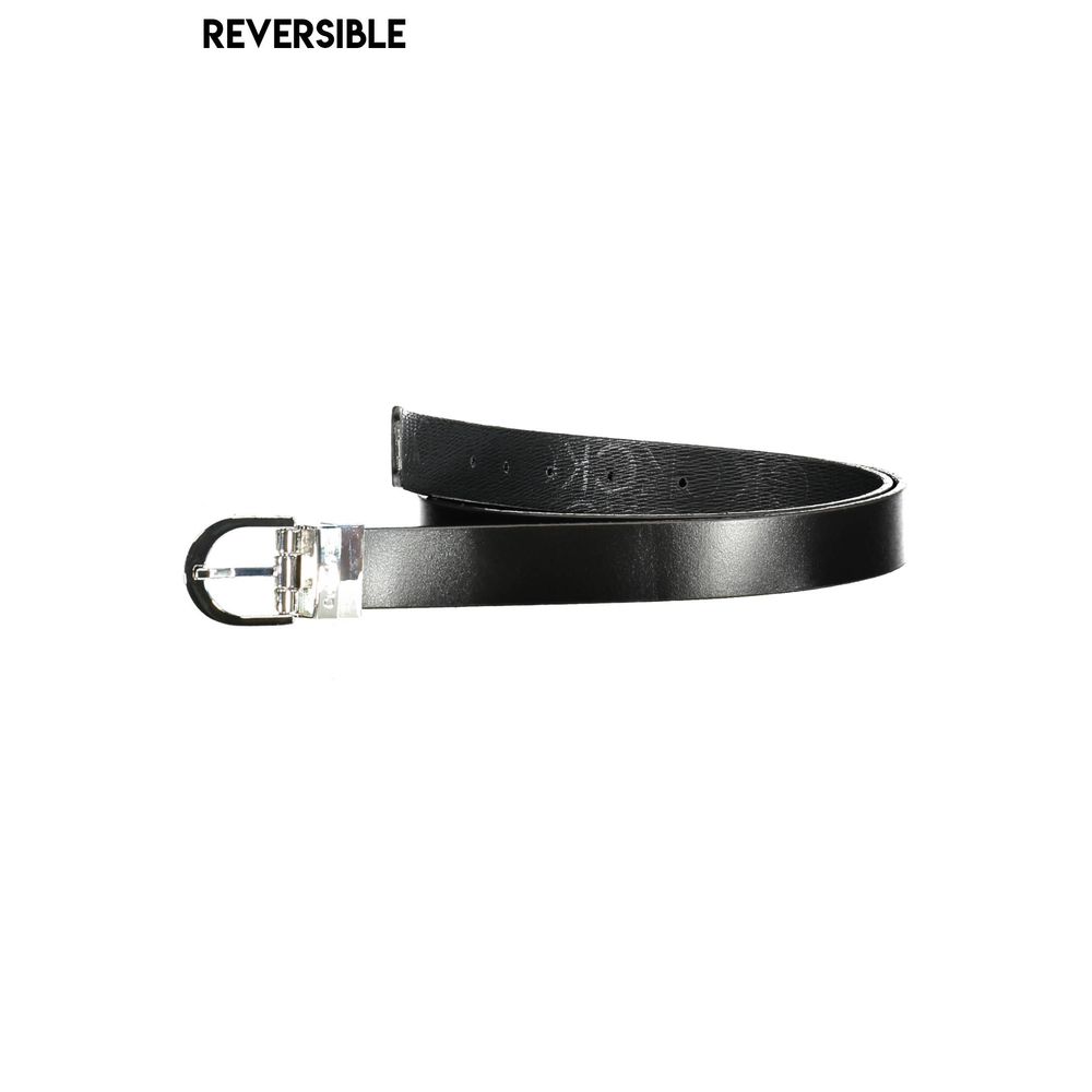 Black Polyester Women Belt