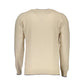 Beige Wool Men Sweater