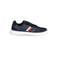 Blue Leather Men Sneaker